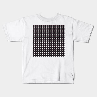 Simple seamless pattern, abstract background with monochrome black-white bubbles, confetti. Watercolor dots (circles). Great for greeting cards, wallpapers, covers and packaging, wrapping paper. Kids T-Shirt